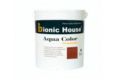 «AQUA COLOR» UV-protect Сонцезахисна фарба для дерева 2,5л Марсала