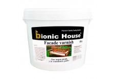 «Лак для зовнішніх робіт» по дереву водний Bionic-House 10л Безбарвний Напівматовий
