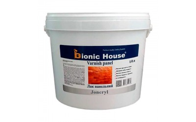 «Панельний лак» для дерева Joncryl Bionic-House 10л Безбарвний Напівматовий