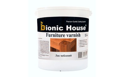 «Меблевий лак» Joncryl Bionic-House 2,5л Безбарвний Матовий