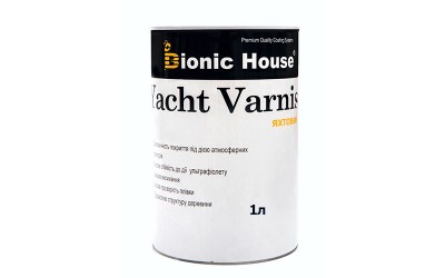 Яхтний лак поліуретановий Bionic-House 1л Безбарвний