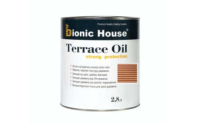 «Terrace Strong Oil» Олія для терас Bionic-House 2,8л Клен