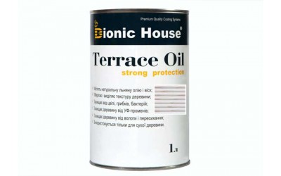 «Terrace Strong Oil» Олія для терас Bionic-House 1л Білий