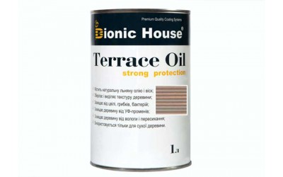 «Terrace Strong Oil» Олія для терас Bionic-House 1л Патина