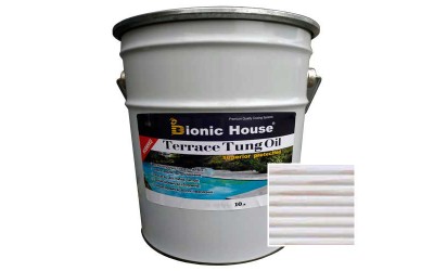 «Terrace Tung Oil» Терасна тунгова олія Bionic-House 10л Білий