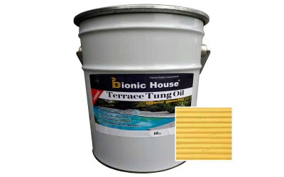 «Terrace Tung Oil» Терасна тунгова олія Bionic-House 10л Світлий дуб