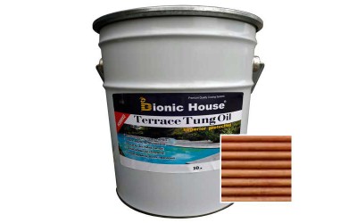 «Terrace Tung Oil» Терасна тунгова олія Bionic-House 10л Мигдаль