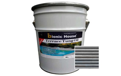 «Terrace Tung Oil» Терасна тунгова олія Bionic-House 10л Серый