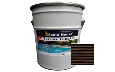 «Terrace Tung Oil» Терасна тунгова олія Bionic-House 10л Чорний