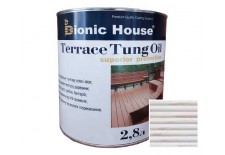 «Terrace Tung Oil» Терасна тунгова олія Bionic-House 2,8л Білий