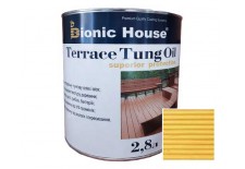 «Terrace Tung Oil» Терасна тунгова олія Bionic-House 2,8л Світлий дуб