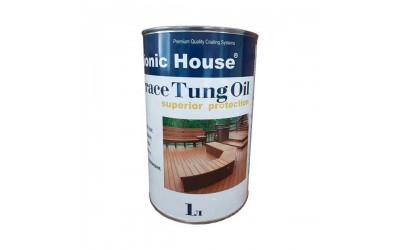 «Terrace Tung Oil» Терасна тунгова олія Bionic-House 1л Безбарвний