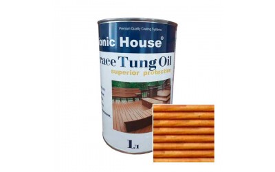 «Terrace Tung Oil» Терасна тунгова олія Bionic-House 1л Ірис