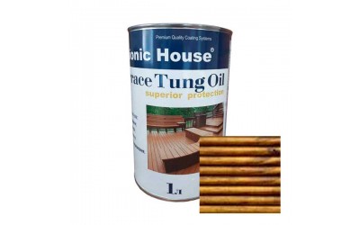 «Terrace Tung Oil» Терасна тунгова олія Bionic-House 1л Горіх