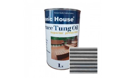 «Terrace Tung Oil» Терасна тунгова олія Bionic-House 1л Серый