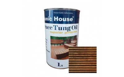 «Terrace Tung Oil» Терасна тунгова олія Bionic-House 1л Тауп