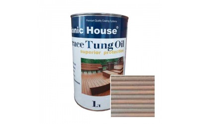 «Terrace Tung Oil» Терасна тунгова олія Bionic-House 1л Патина