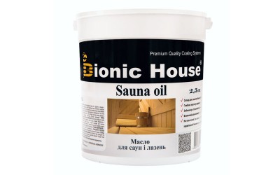 «Sauna Oil» Олія для обробки саун Bionic-House 2,5л Безбарвний