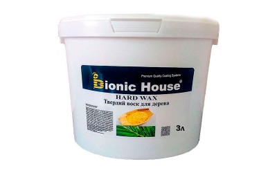 Карнаубський Віск для дерева універсальний Bionic-House 3л Безбарвний