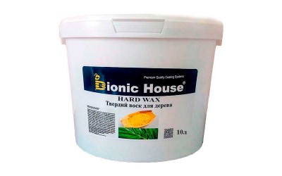 Карнаубський Віск для дерева універсальний Bionic-House 10л Безбарвний