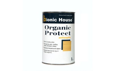 Антисептик для деревини ORGANIC PROTECT Bionic-House 1л Безбарвний