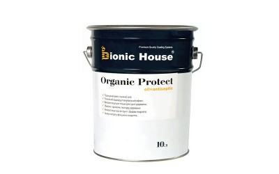 Антисептик для деревини ORGANIC PROTECT OIL Bionic-House 10л Безбарвний