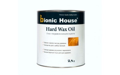 Олія для підлоги з твердим воском HardWax Oil 2,8л Безбарвний