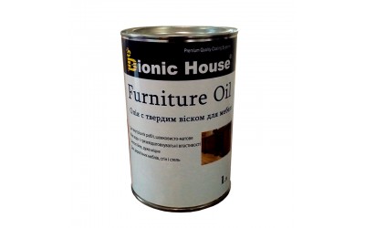 Олія для меблів з твердим воском Furniture Oil 1л Безбарвний
