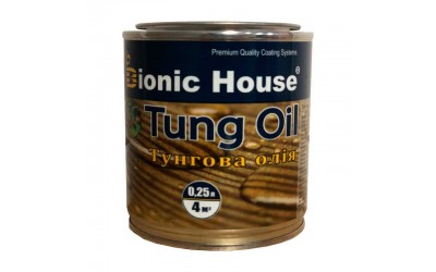 Тунгова олія Tung Oil Bionic-House 0,25л Безбарвний