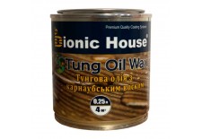 Тунгова олія з карнаубським воском Tung Oil Bionic-House 0,25л Безбарвний