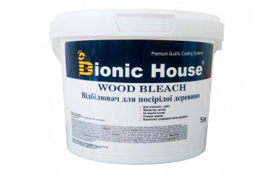 Відбілювач для дерева без хлору WOOD BLEACH Bionic-House 5л Безбарвний