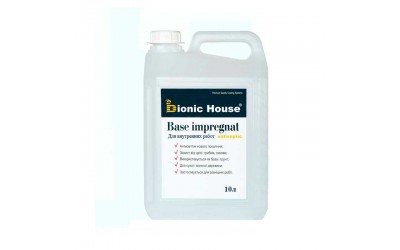 Водний антисептик для деревини. Для внутрішніх робіт BASE IMPREGNAT готовий 10л Безбарвний