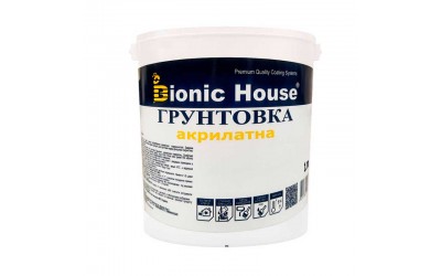 Ґрунтовка для дерева акрилатна Bionic-House 1л Безбарвний
