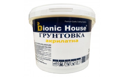Ґрунтовка для дерева акрилатна Bionic-House 3л Безбарвний