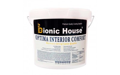 Optima Interior Comfort - Акрилова фарба для стін та стель Bionic-House 7кг Білий