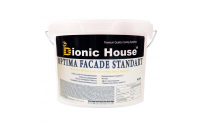 Optima Facade Standard - Фасадна фарба Bionic-House 4,2кг Білий