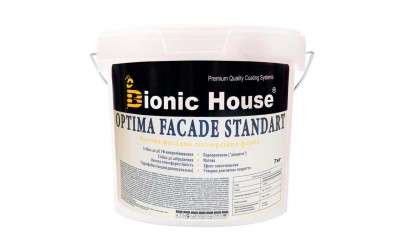 Optima Facade Standard - Фасадна фарба Bionic-House 7кг Білий