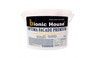 Optima Facade Premium - Фасадна фарба гідрофобна 4,2кг Білий