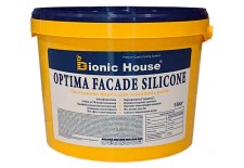 Optima Facade Silicone - Паропроникна, брудовідштовхуюча, фасадна фарба 14кг Білий