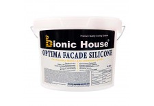 Optima Facade Silicone - Паропроникна, брудовідштовхуюча, фасадна фарба 4,2кг Білий