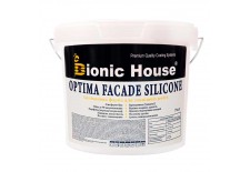 Optima Facade Silicone - Паропроникна, брудовідштовхуюча, фасадна фарба 7кг Білий